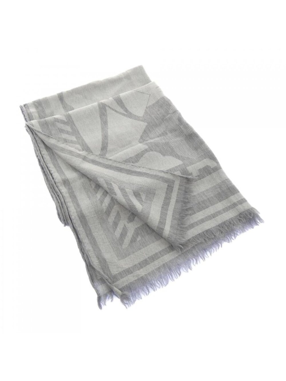 Hermes Stole Scarf Gray